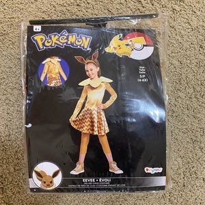 Girls Pokemon Deluxe Eevee Costume Small (4-6x)